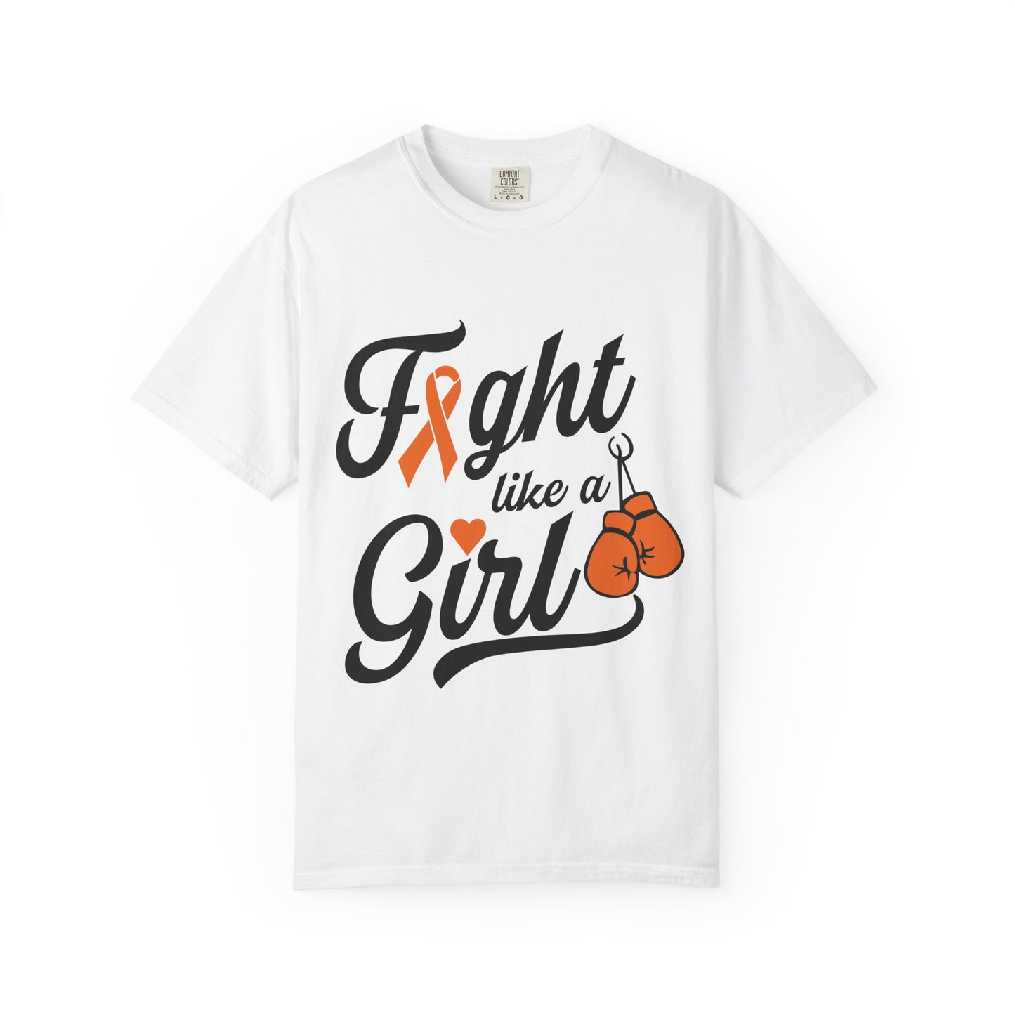 Fight Like a Girl Tee — Cancer Awareness Boxing Ribbon T-Shirt