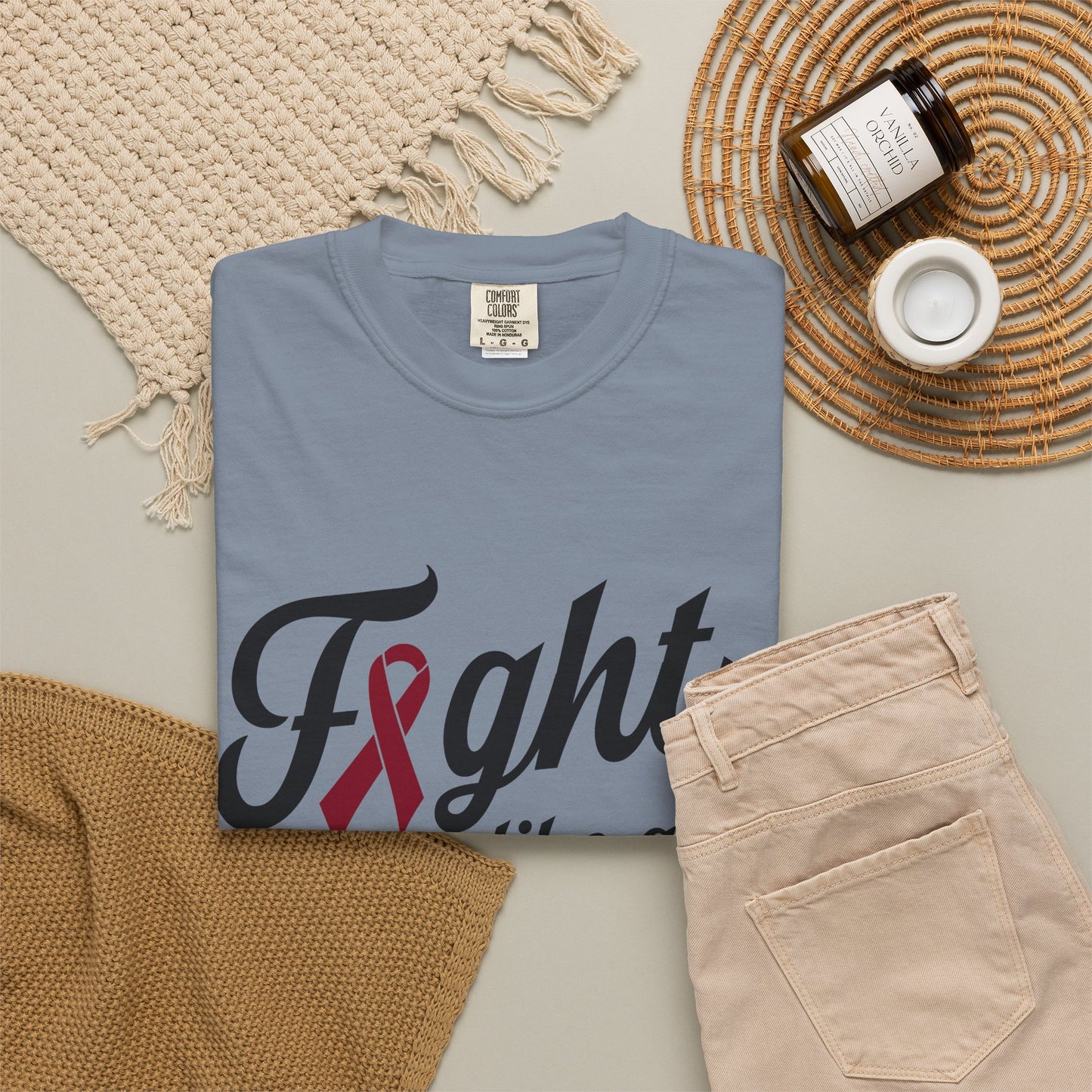 Fight Like a Girl T-Shirt — Multiple Myeloma Awareness