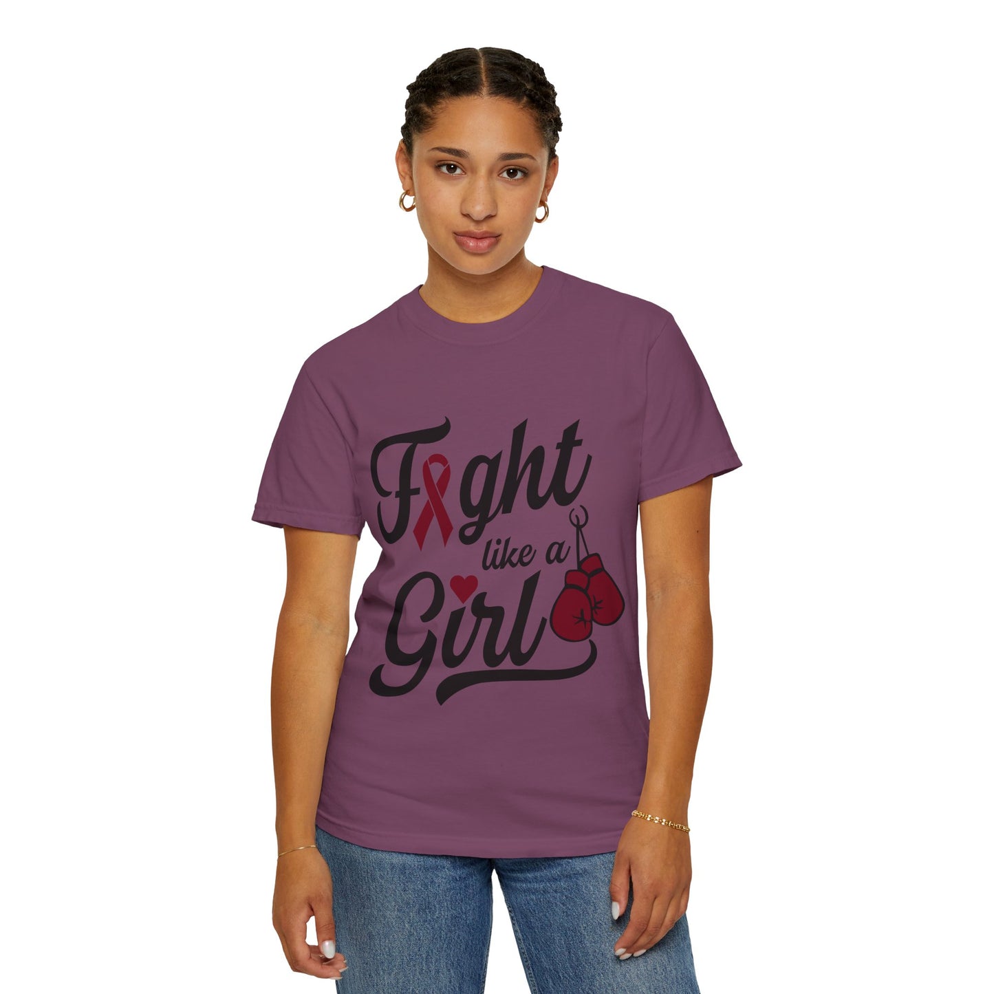 Fight Like a Girl T-Shirt — Multiple Myeloma Awareness