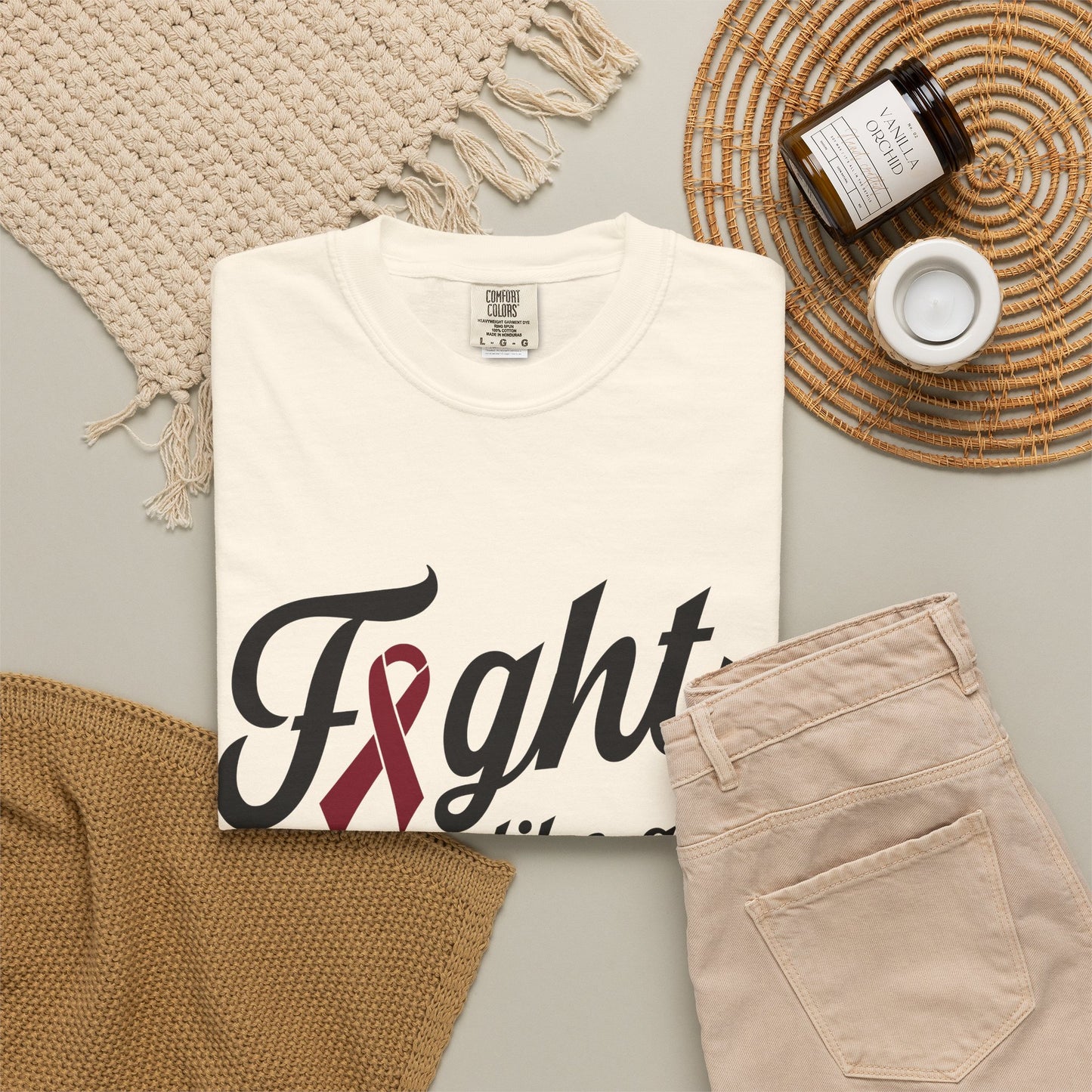 Fight Like a Girl T-Shirt — Multiple Myeloma Awareness