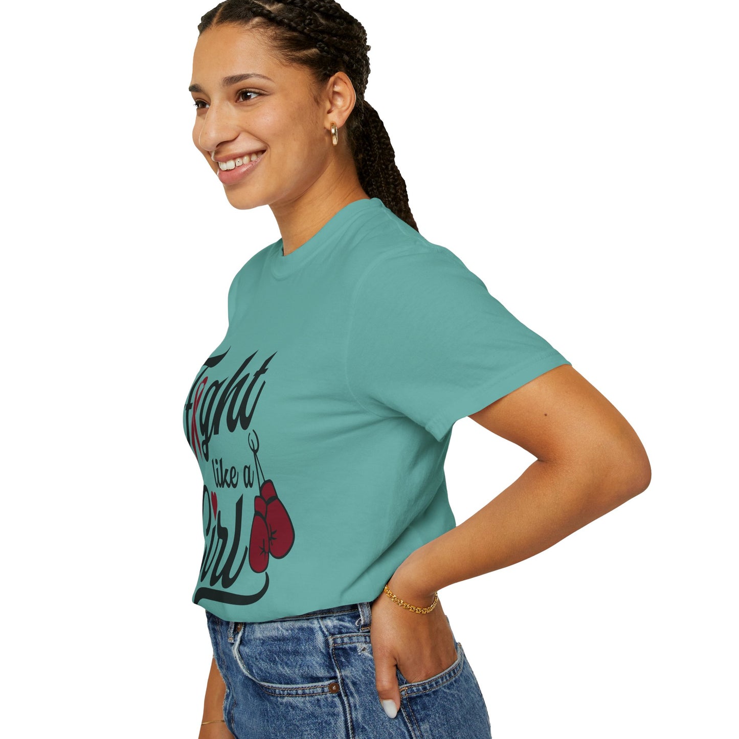 Fight Like a Girl T-Shirt — Multiple Myeloma Awareness