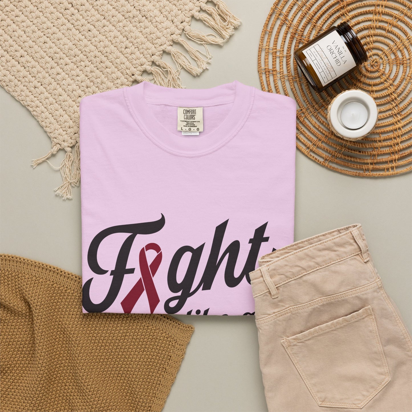 Fight Like a Girl T-Shirt — Multiple Myeloma Awareness