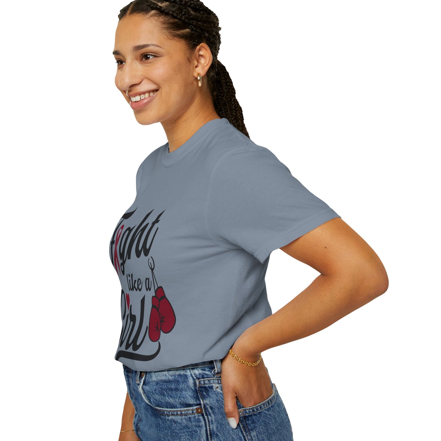 Fight Like a Girl T-Shirt — Multiple Myeloma Awareness