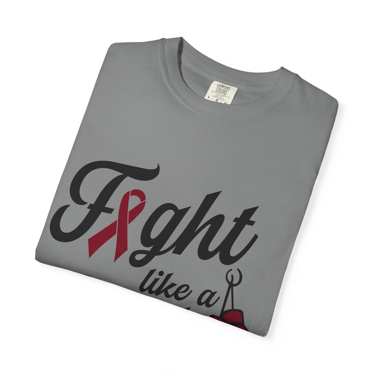 Fight Like a Girl T-Shirt — Multiple Myeloma Awareness