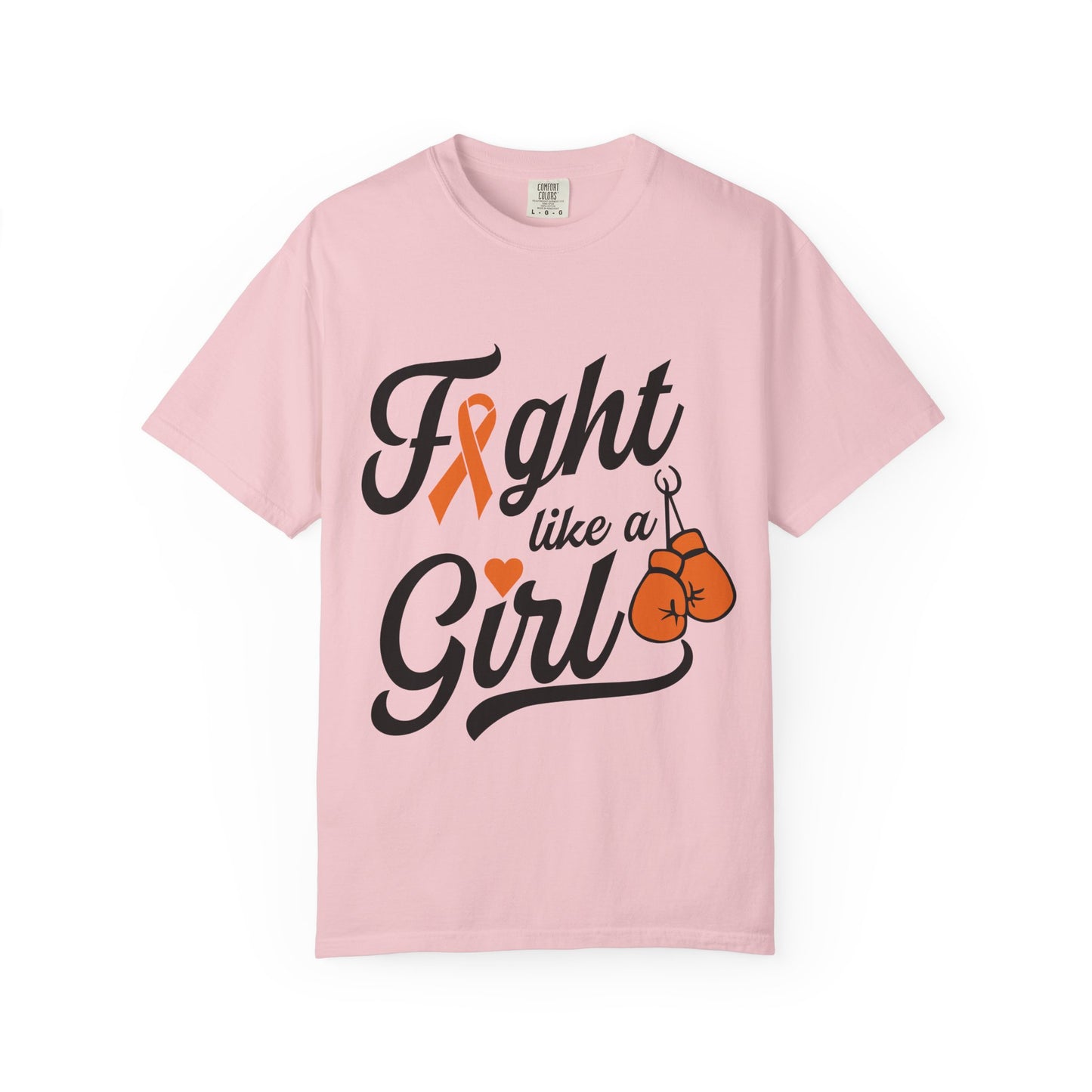 Fight Like a Girl Tee — Cancer Awareness Boxing Ribbon T-Shirt
