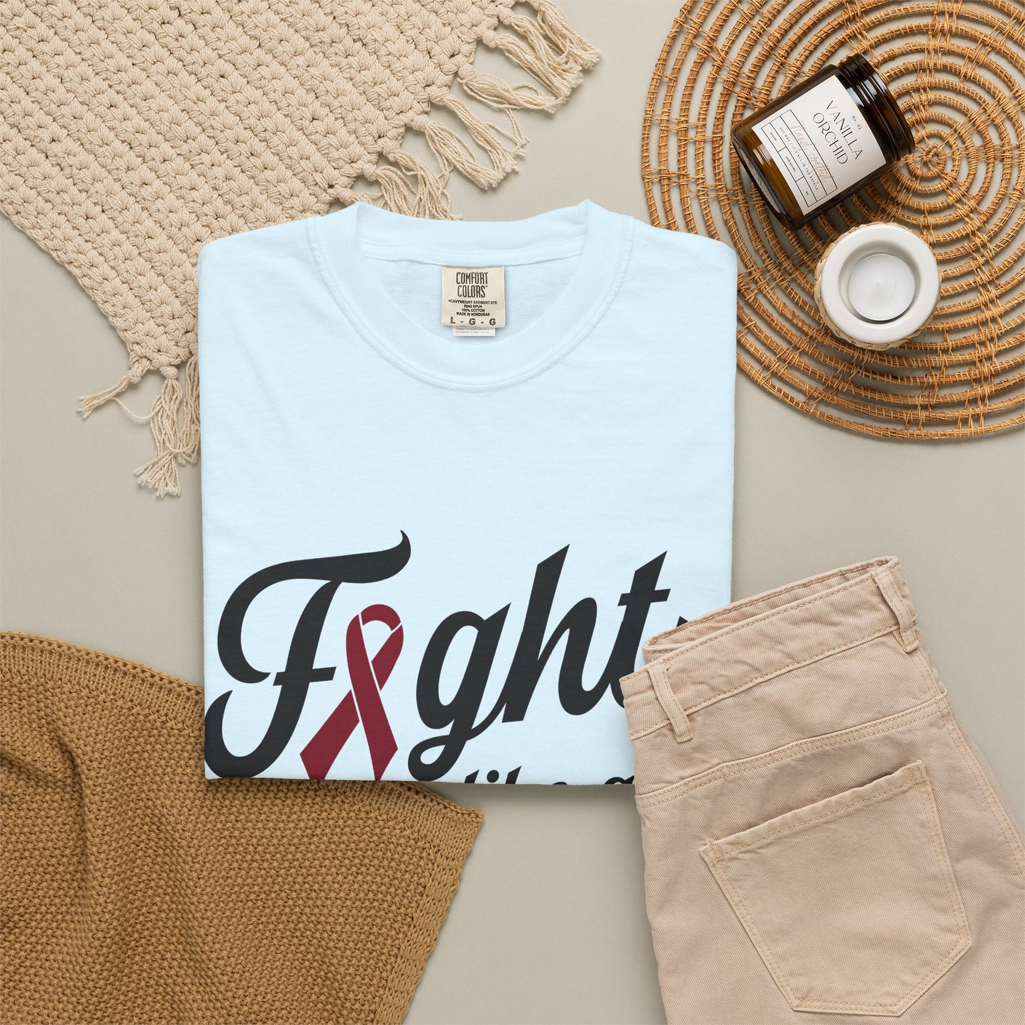 Fight Like a Girl T-Shirt — Multiple Myeloma Awareness