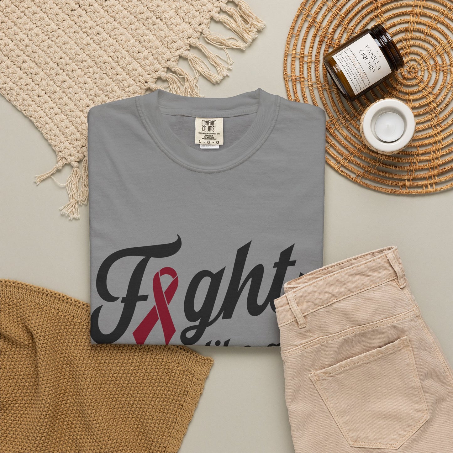 Fight Like a Girl T-Shirt — Multiple Myeloma Awareness