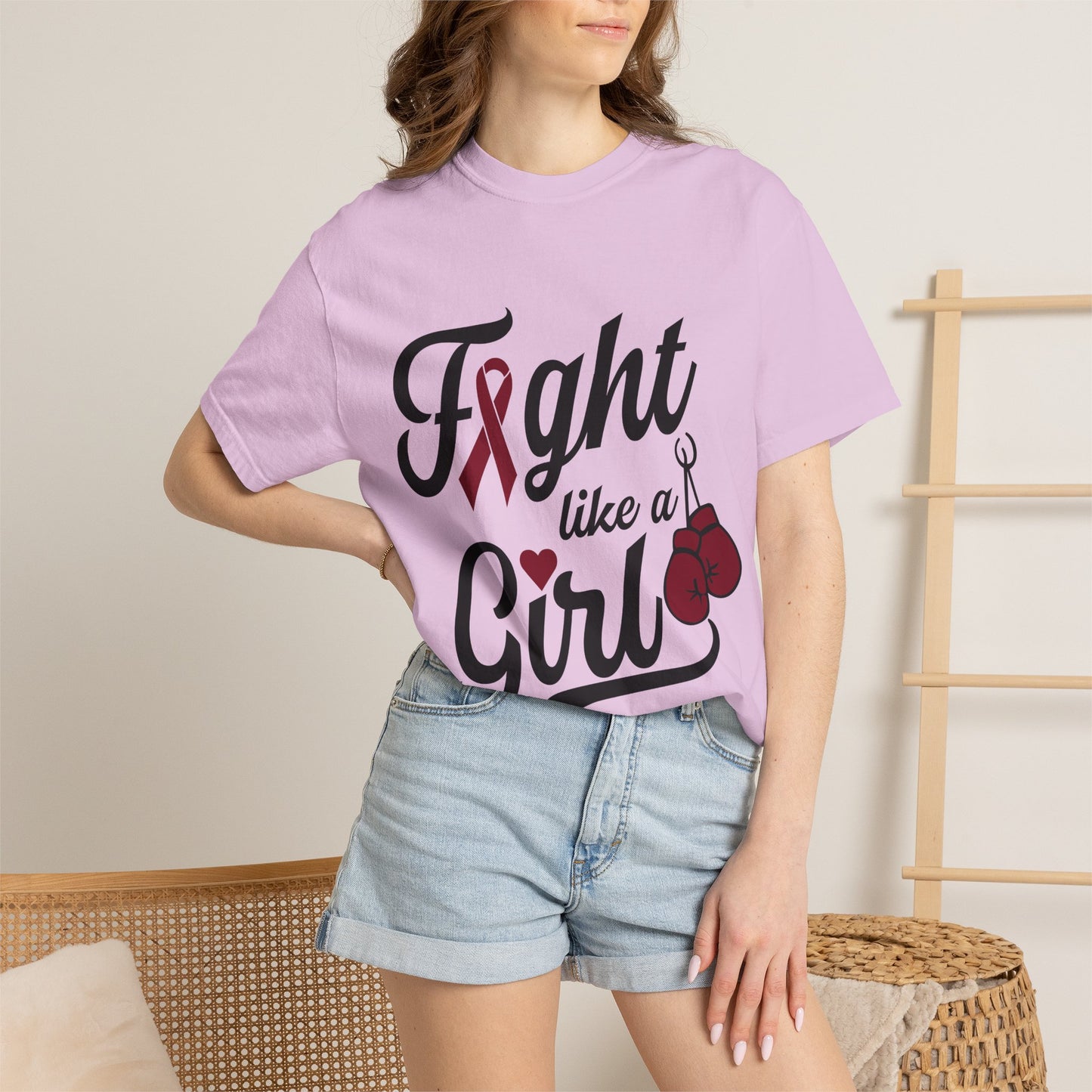Fight Like a Girl T-Shirt — Multiple Myeloma Awareness