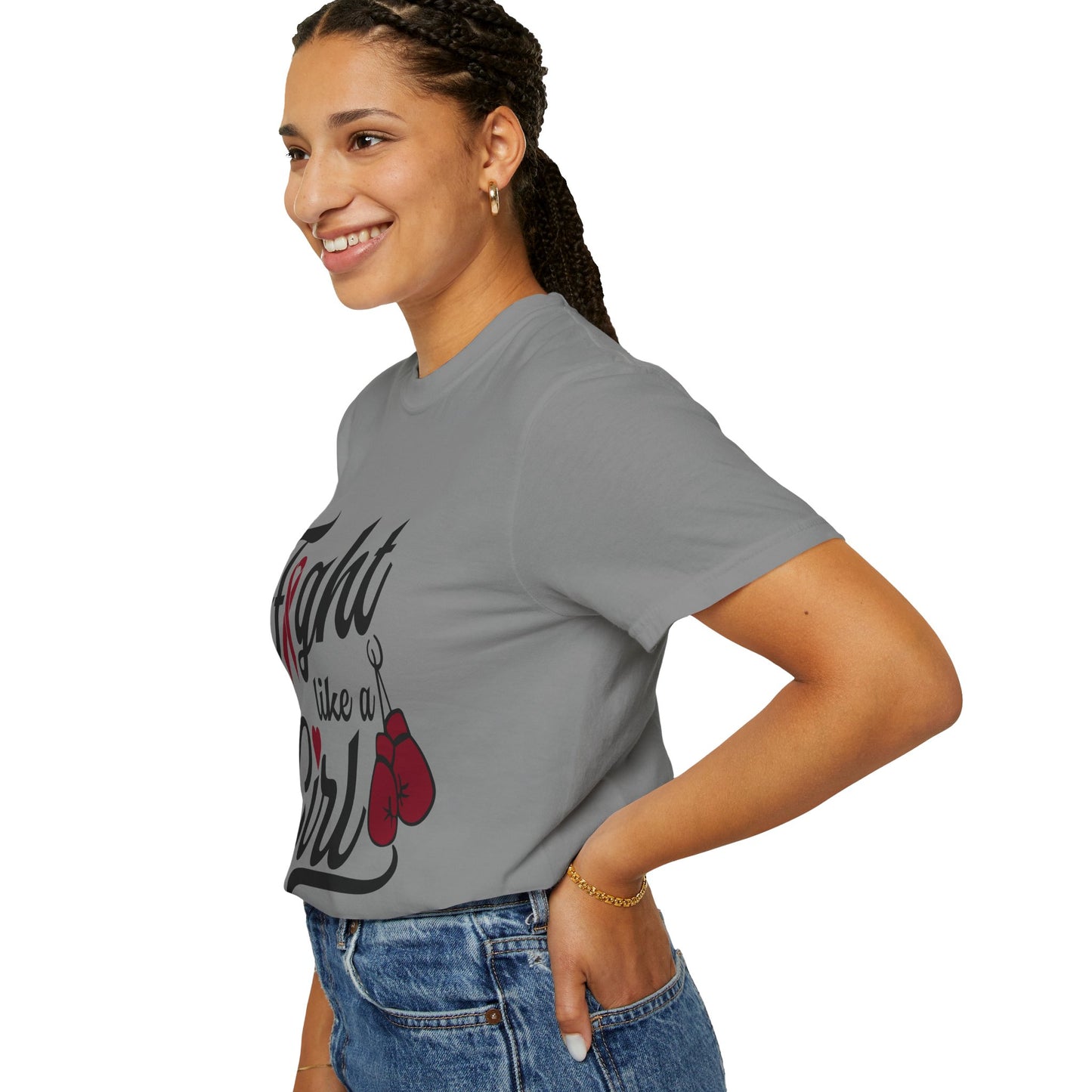Fight Like a Girl T-Shirt — Multiple Myeloma Awareness