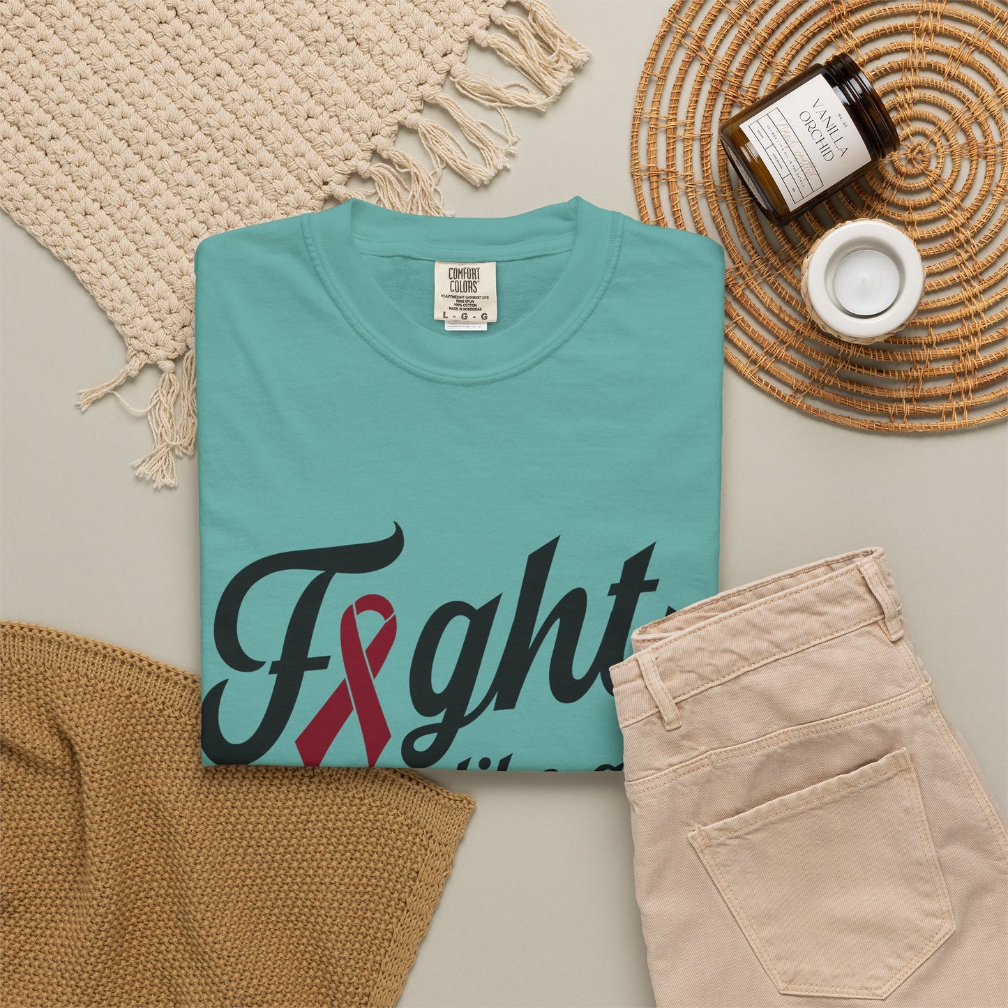 Fight Like a Girl T-Shirt — Multiple Myeloma Awareness