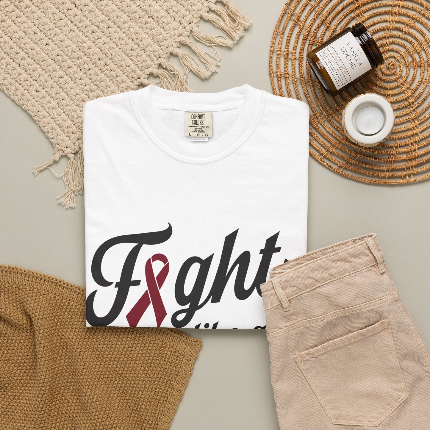 Fight Like a Girl T-Shirt — Multiple Myeloma Awareness