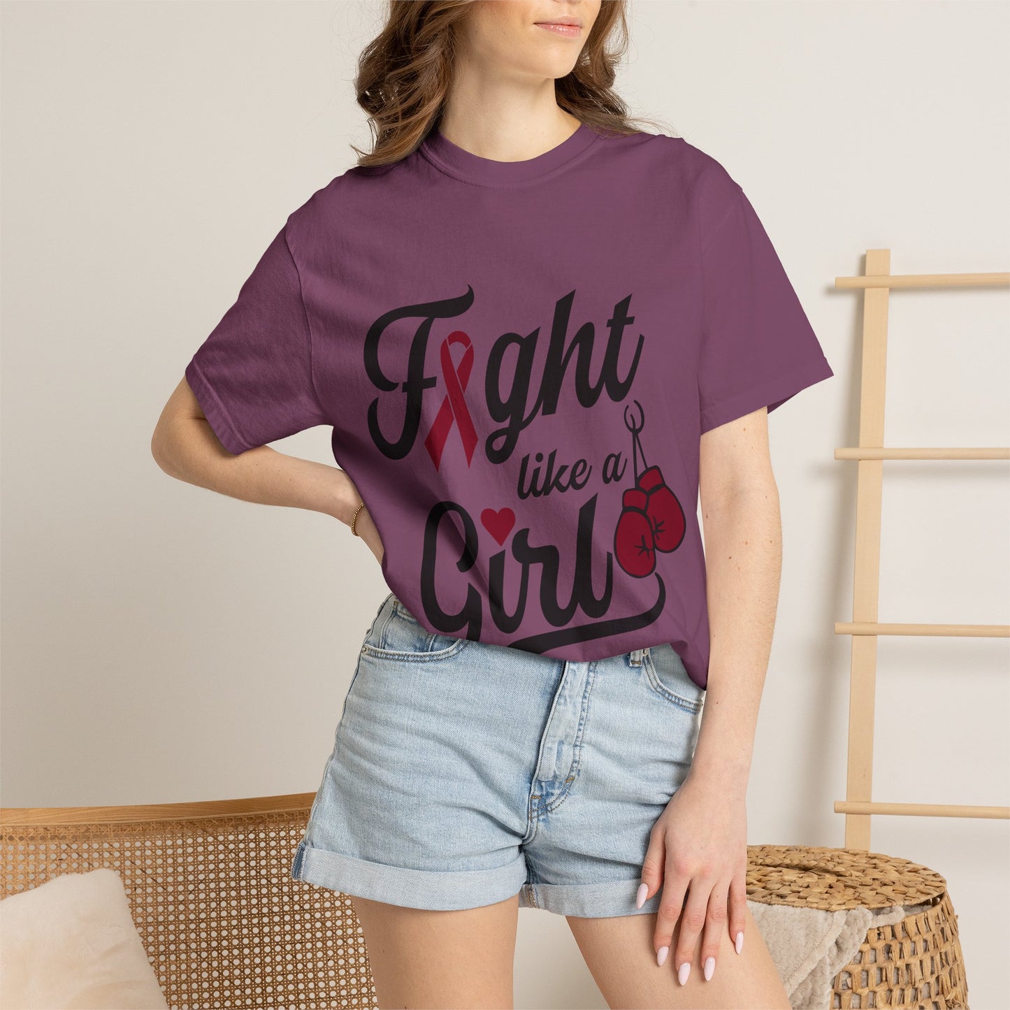 Fight Like a Girl T-Shirt — Multiple Myeloma Awareness