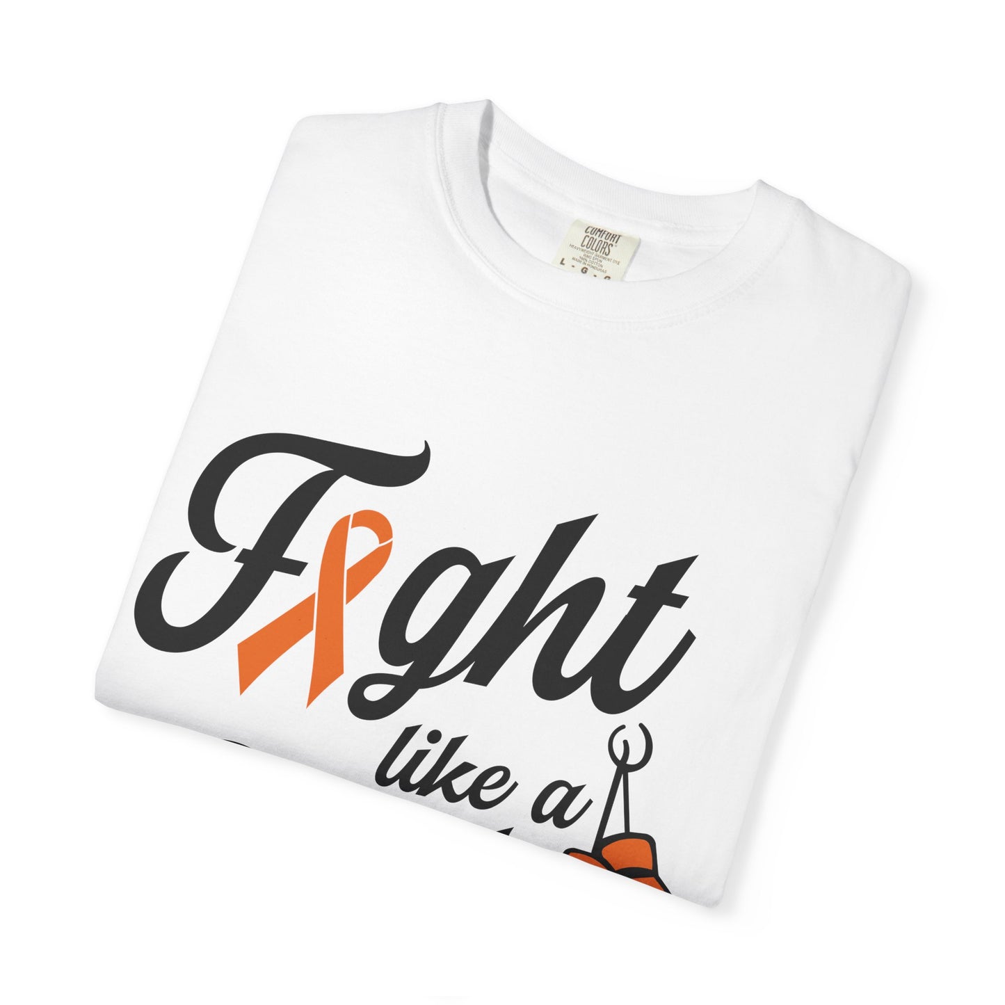 Fight Like a Girl Tee — Cancer Awareness Boxing Ribbon T-Shirt