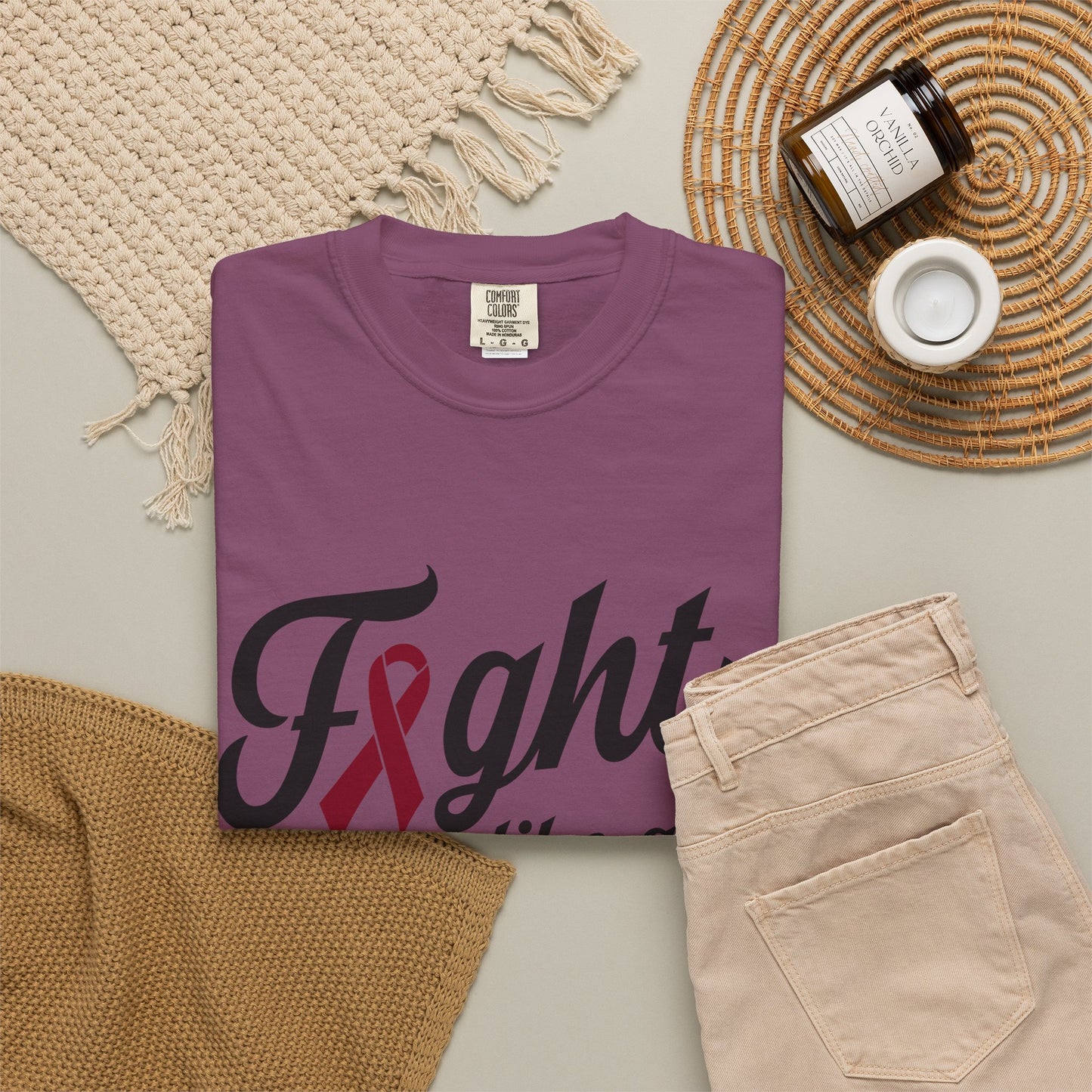 Fight Like a Girl T-Shirt — Multiple Myeloma Awareness