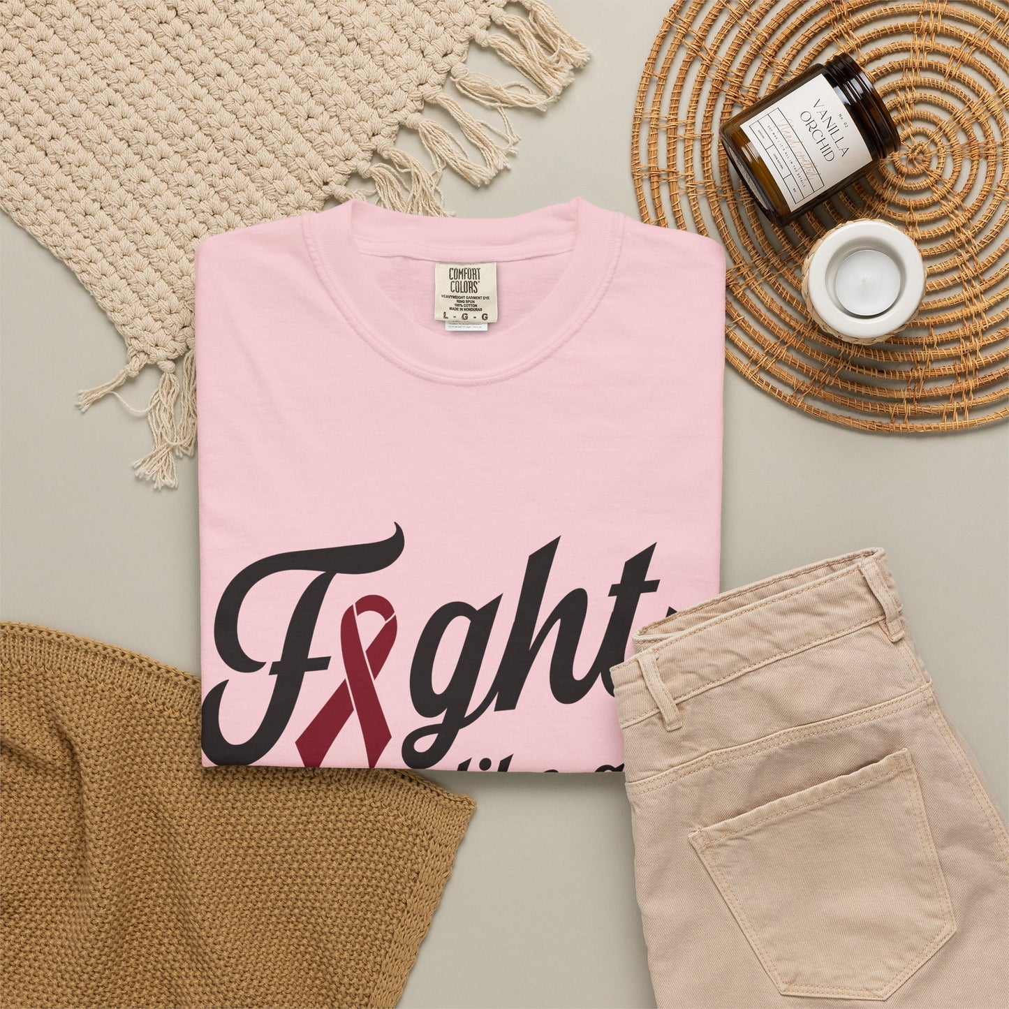 Fight Like a Girl T-Shirt — Multiple Myeloma Awareness