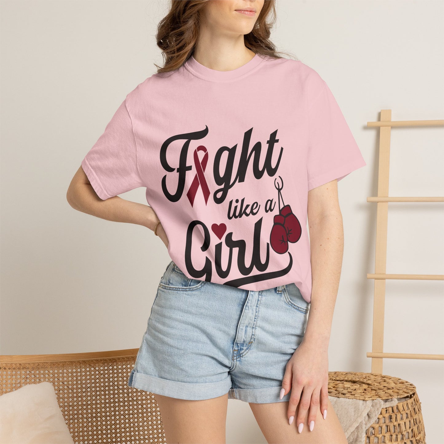 Fight Like a Girl T-Shirt — Multiple Myeloma Awareness